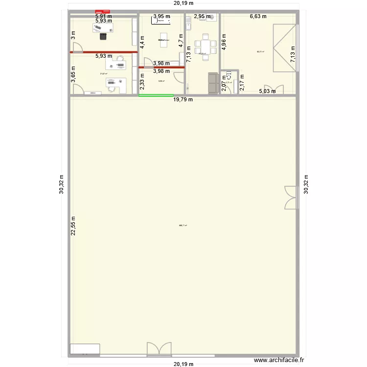 plan moulins restructuration 26-08-26. Plan de 9 et 583 m² plan moulins restructuration 26-08-26. Plan de 9 et 583 m²