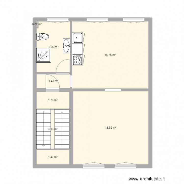 2DE VERDIEPING APARTEMENT 97 37m. Plan de 0 pièce et 0 m2
