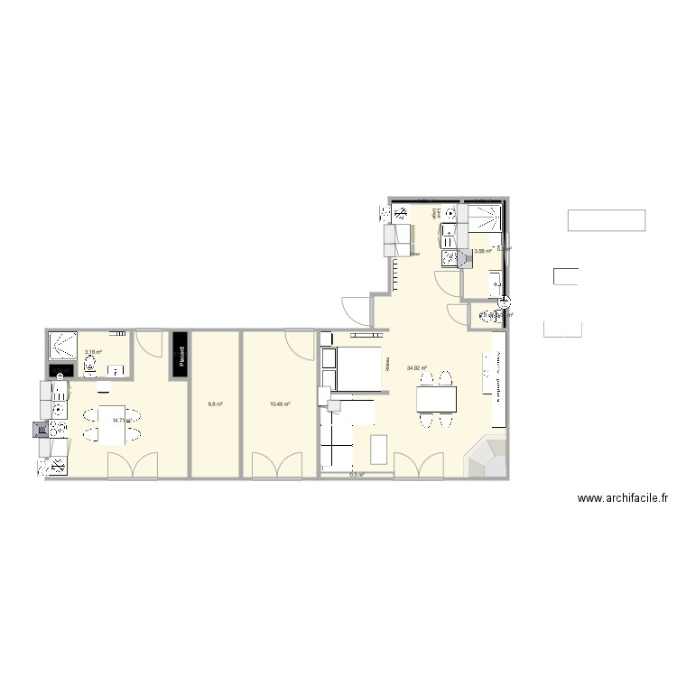 RDC Fillinges  . Plan de 0 pièce et 0 m2