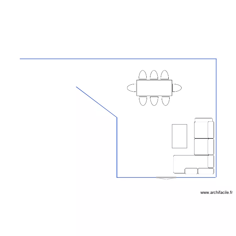 maison. Plan de 
