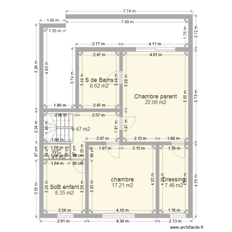fond roy et. Plan de 