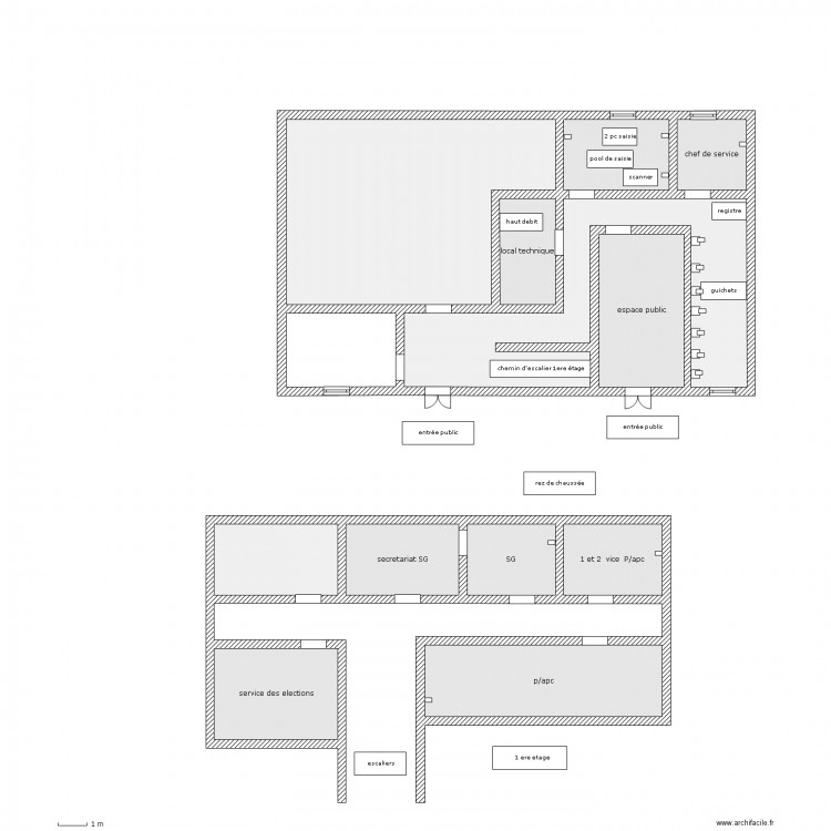 APC Yakouren. Plan de 0 pièce et 0 m2
