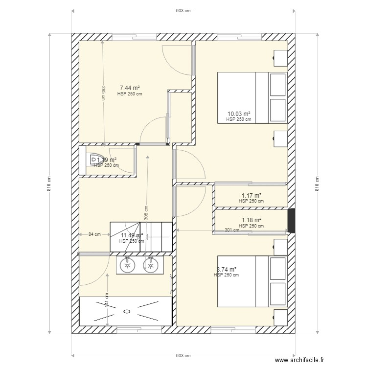 R1  NEW SALESSES 2. Plan de 0 pièce et 0 m2