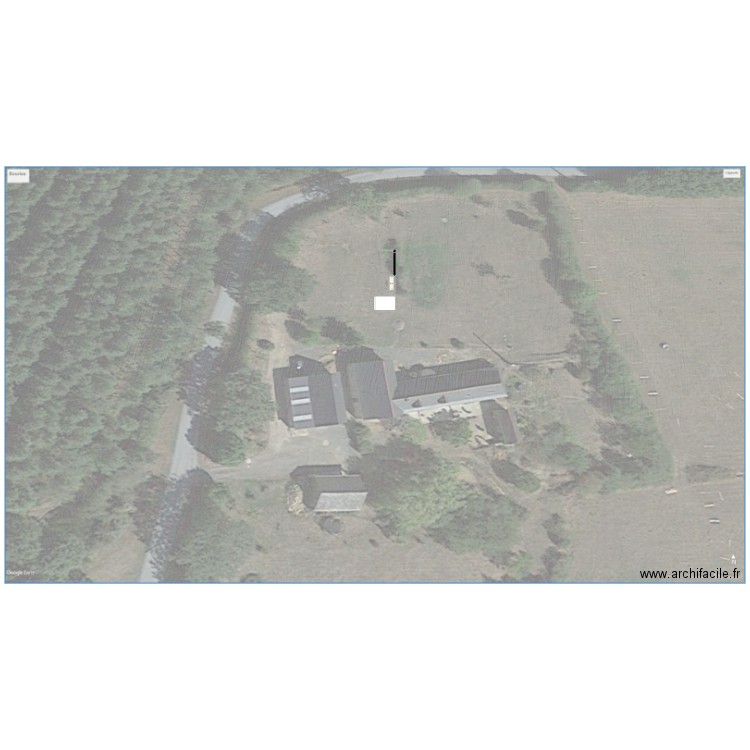 Hangar. Plan de 0 pièce et 0 m2