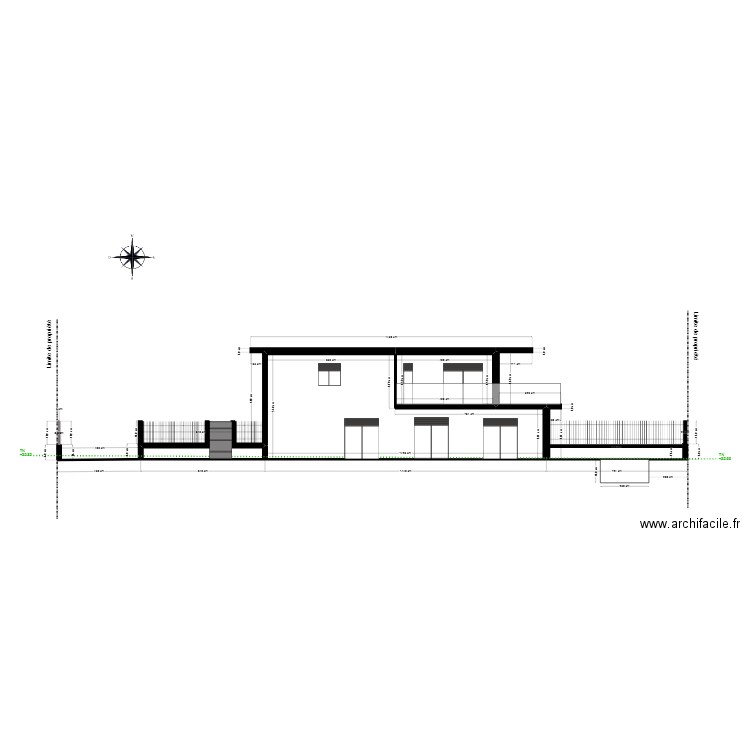 JC Façade SUD New. Plan de 0 pièce et 0 m2