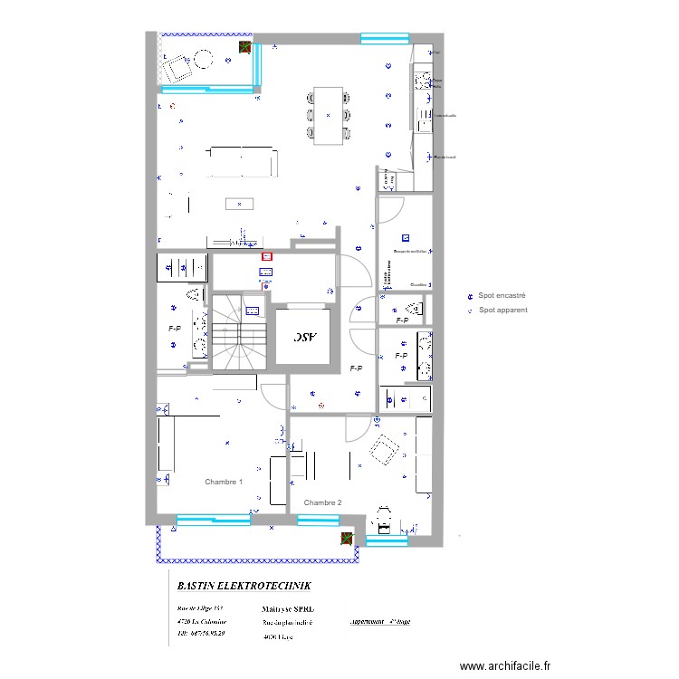 Maitryse 4 étage exécution. Plan de 0 pièce et 0 m2