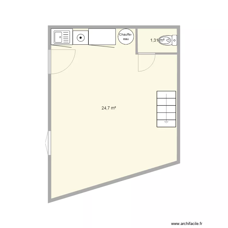 salle de bain malves. Plan de 