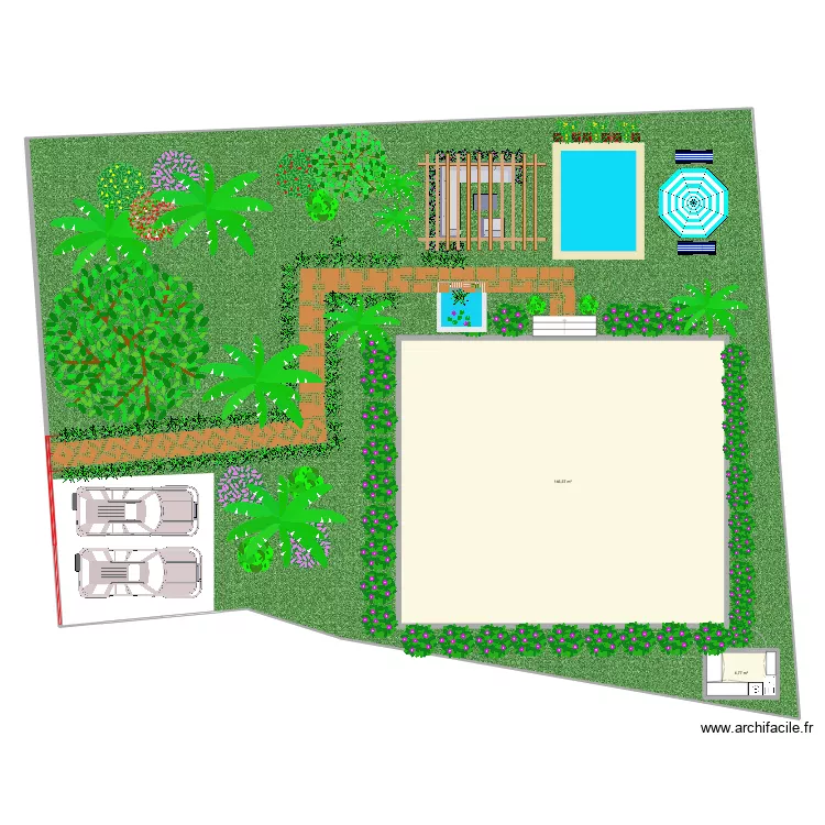 LOTE PAZ MODELO JR con cesped. Plan de 