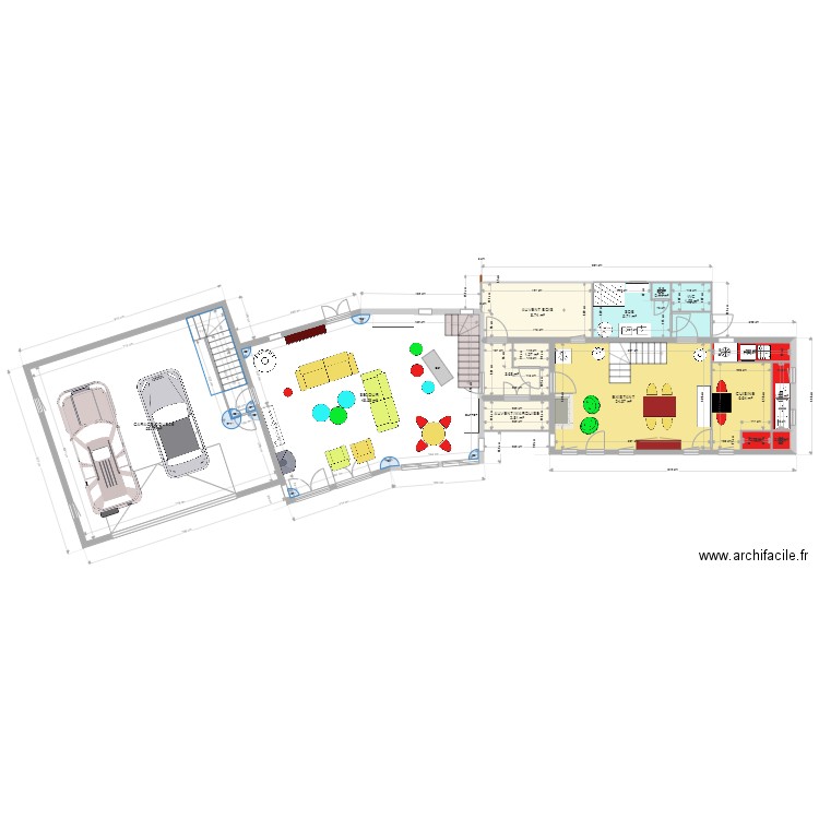 PROJET SEJOUR TOIT ZINC11. Plan de 0 pièce et 0 m2