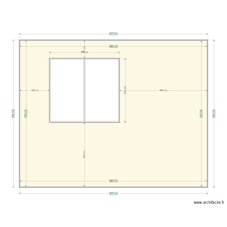 wall 7 window X 3. Plan de 0 pièce et 0 m2