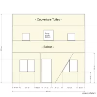Brem CU ETAT FUTUR facade sud escalier porte COTES
