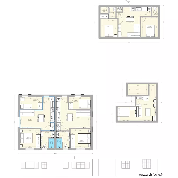 APPARTEMENT T1 . Plan de 