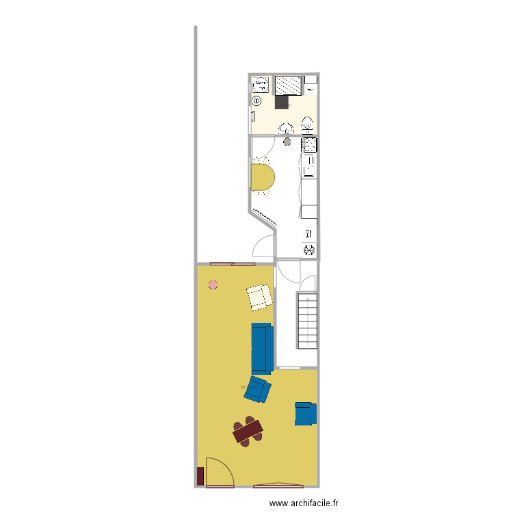 maison complète. Plan de 0 pièce et 0 m2