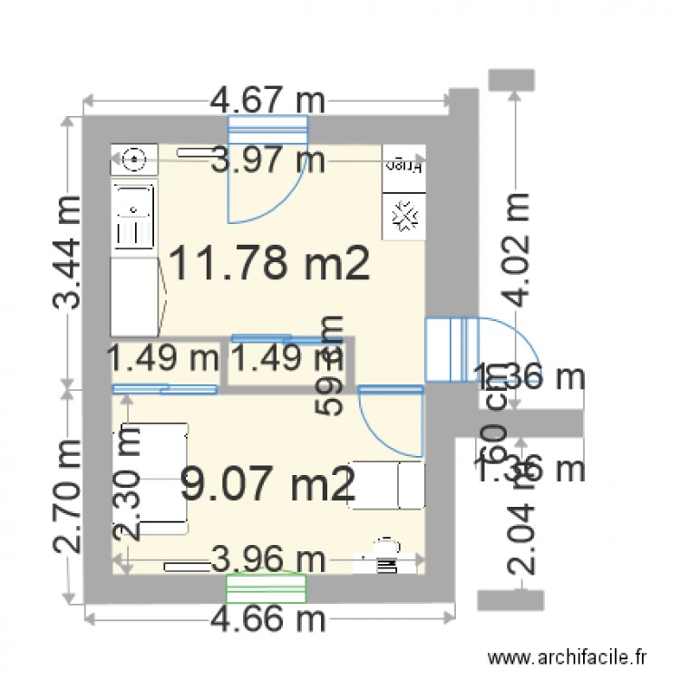 agrandissement 11. Plan de 0 pièce et 0 m2