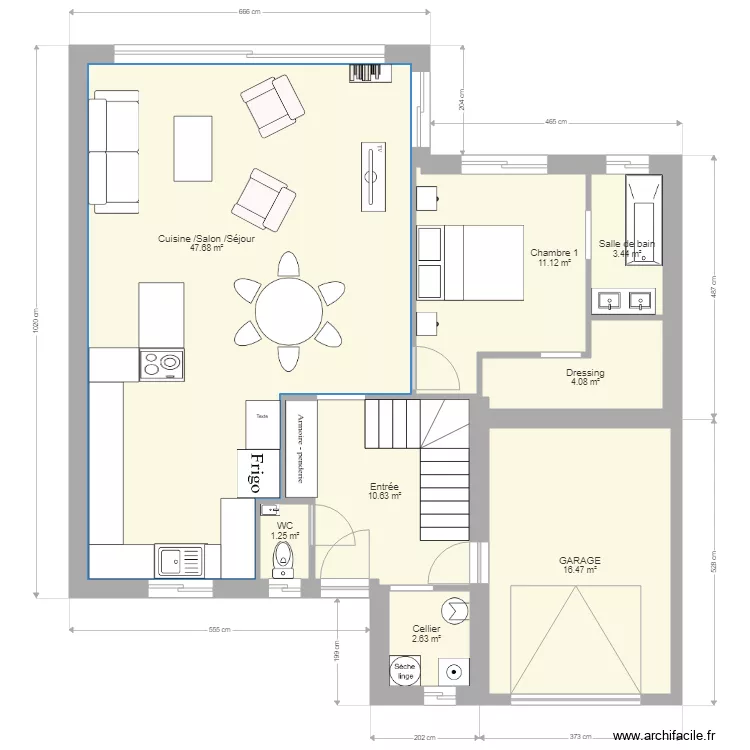 TENTATIVE RDC bis. Plan de 