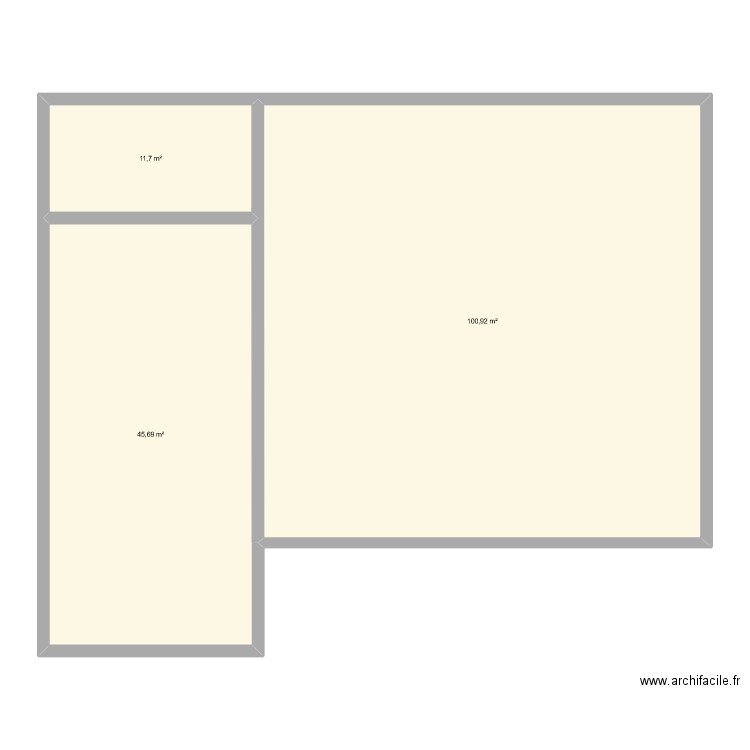 QUENTIN 2. Plan de 3 pièces et 158 m2