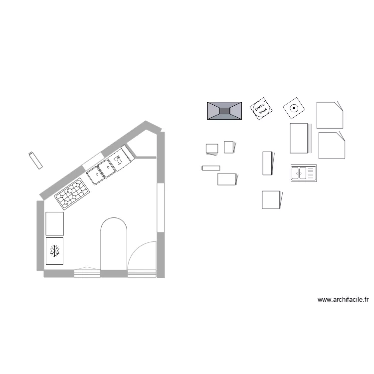 CUISINE ALBA 4. Plan de 