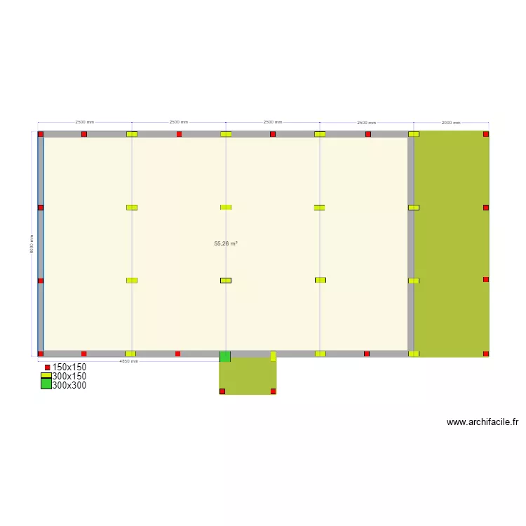 Бахтеево Сваи. Plan de 