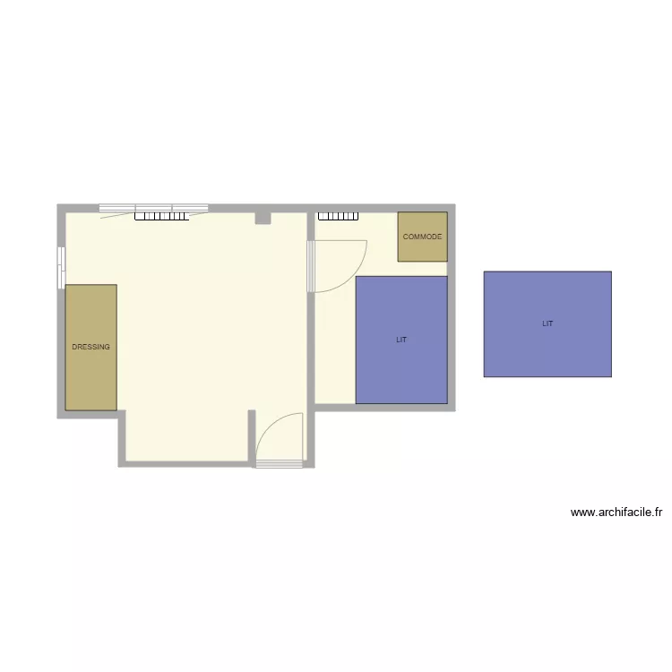 Murs vierges. Plan de 