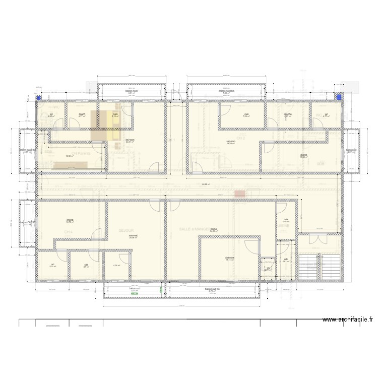 LK etage 1 proposition 13. Plan de 0 pièce et 0 m2