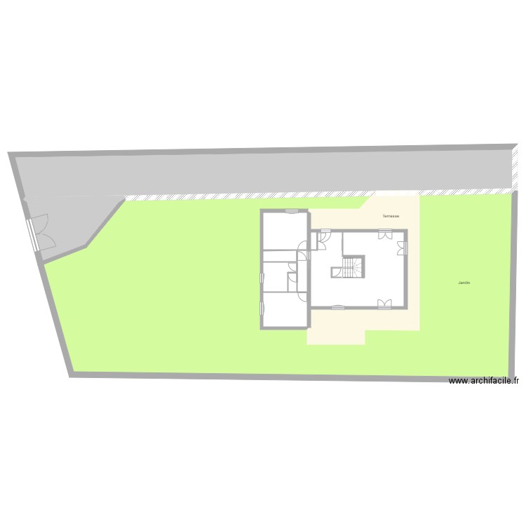 Francisque Jomard terrain. Plan de 14 pièces et 781 m2