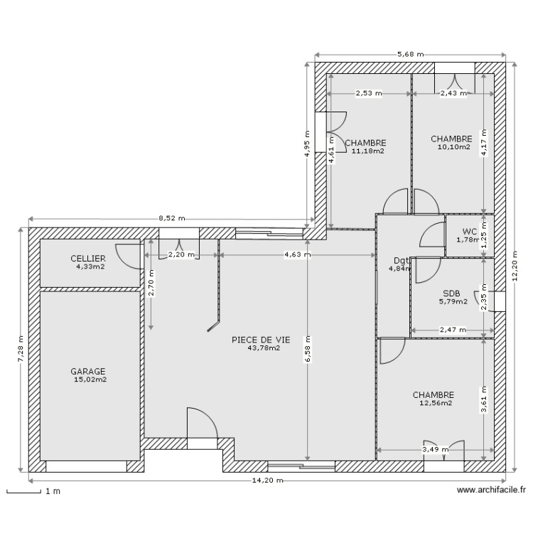 recital 90. Plan de 0 pièce et 0 m2