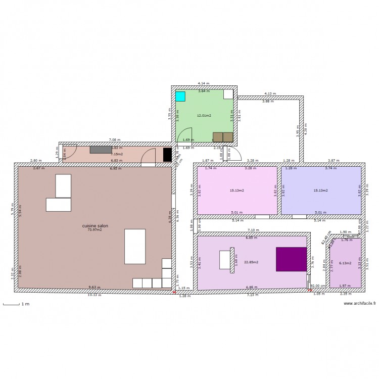 sabella. Plan de 0 pièce et 0 m2