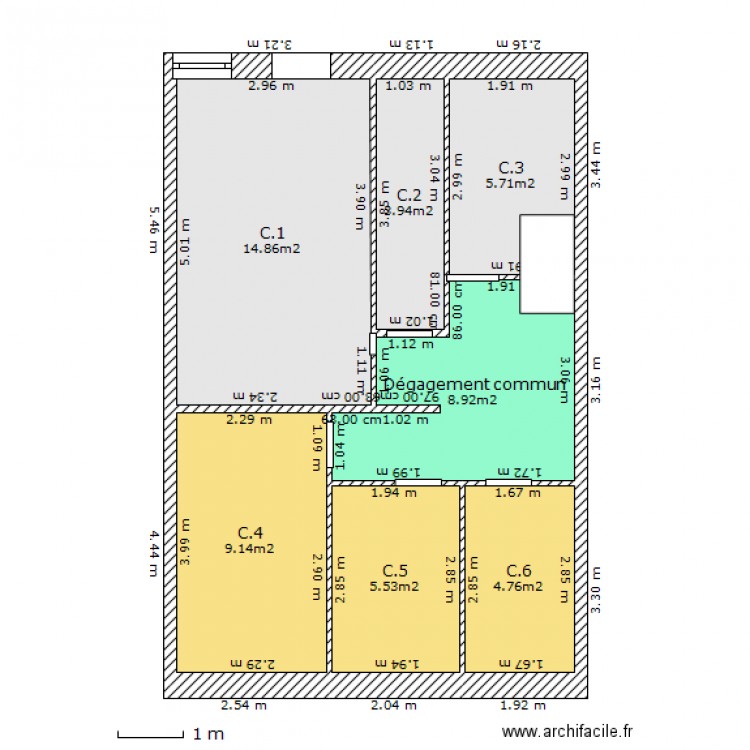 cesar franck -Sous-sols. Plan de 0 pièce et 0 m2