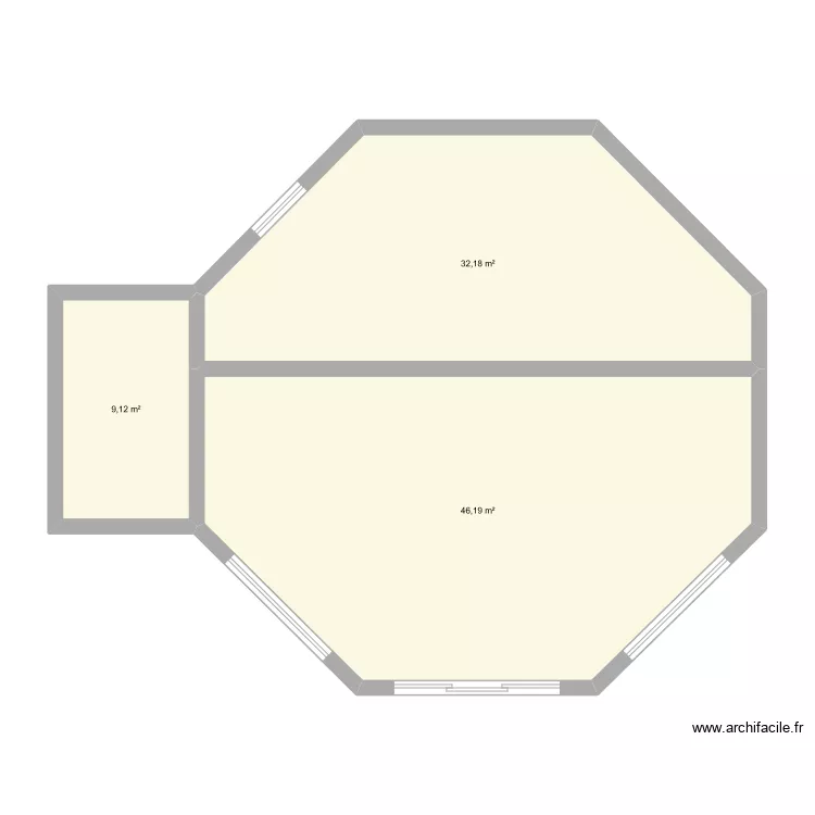 maison ronde octo. Plan de 