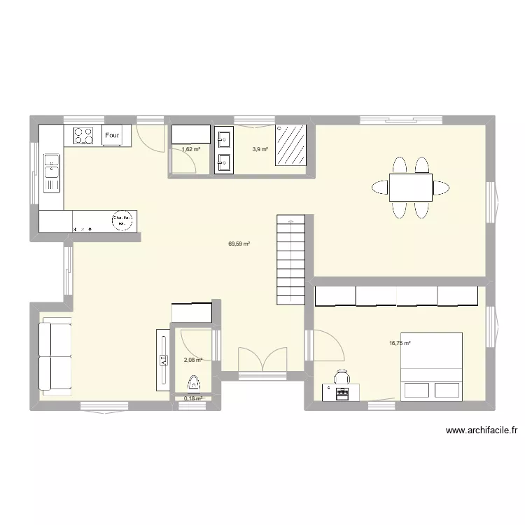 C&eacute;lia-2. Plan de 