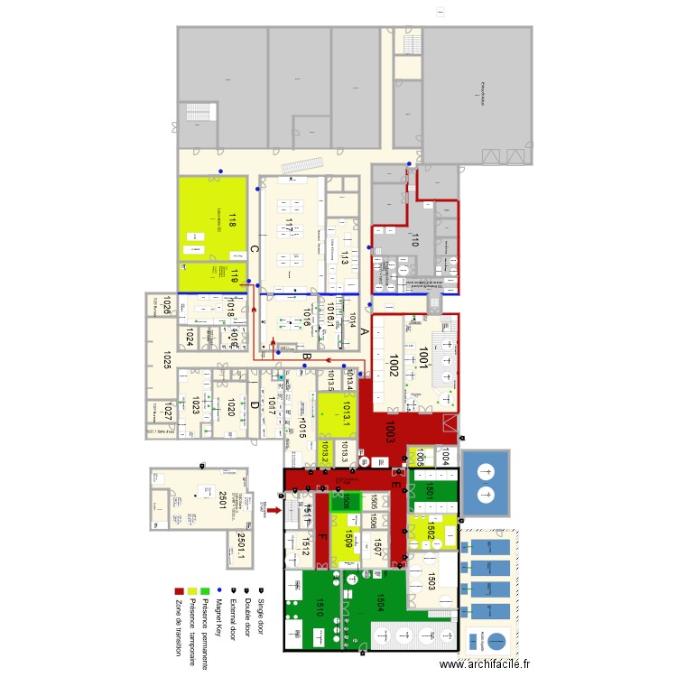 V2422 securite subst ctrl 21 000p2  V10. Plan de 0 pièce et 0 m2