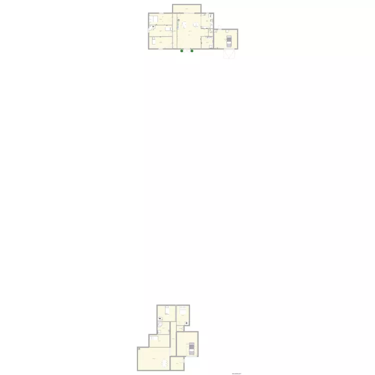 villa. Plan de villa. Plan de