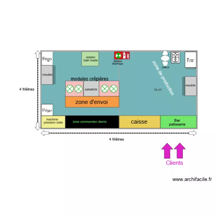Mamie Galette phase 3. Plan de 
