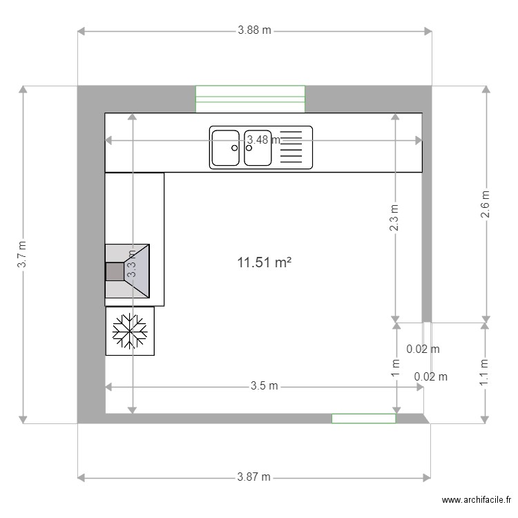 SCHAEFFER existant. Plan de 0 pièce et 0 m2