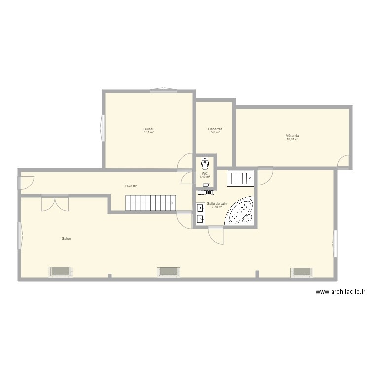 Maison rez Aurélien. Plan de 0 pièce et 0 m2