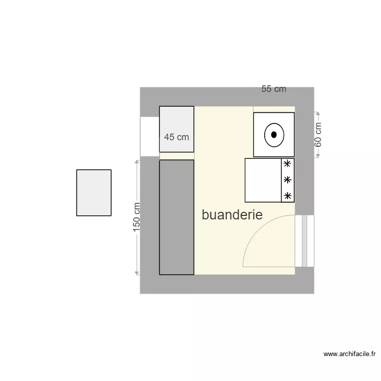 buanderiesyl. Plan de 