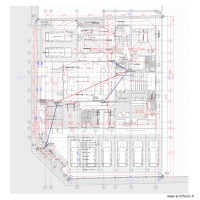 Eclairage RDC bâtiment habitation R3 BONADIWOTO