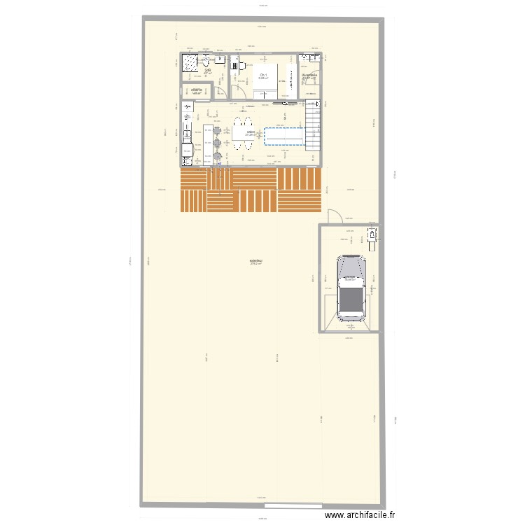 maison plage autre position. Plan de 12 pièces et 431 m2