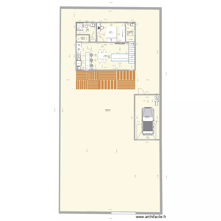 maison plage autre position. Plan de 