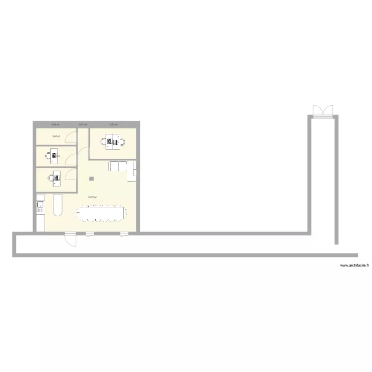 adj bureau v2. Plan de 