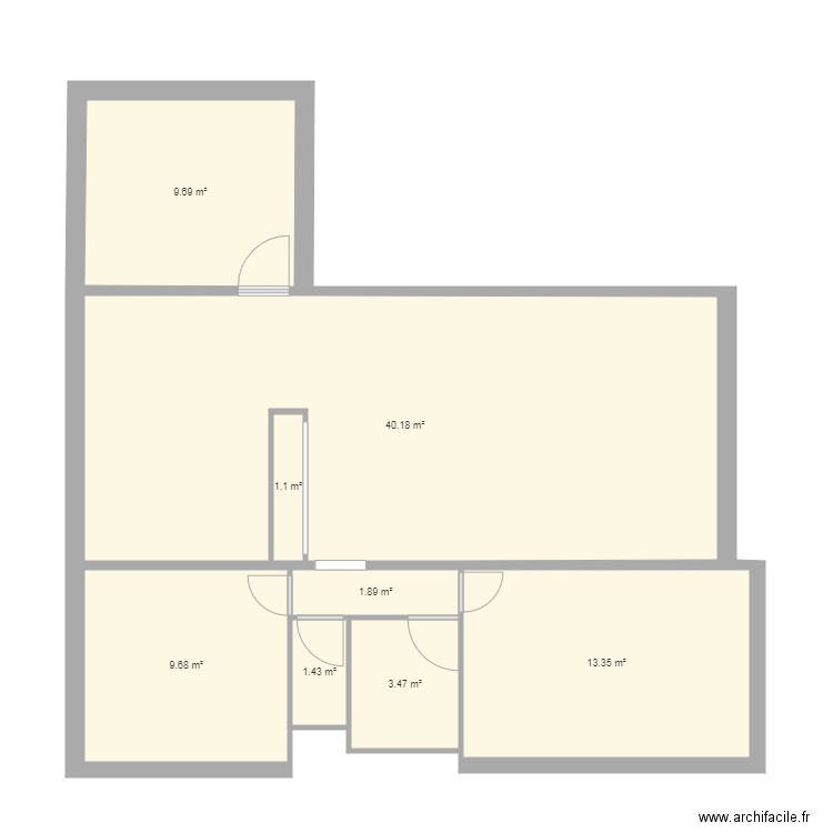 appartement sandrine. Plan de 0 pièce et 0 m2