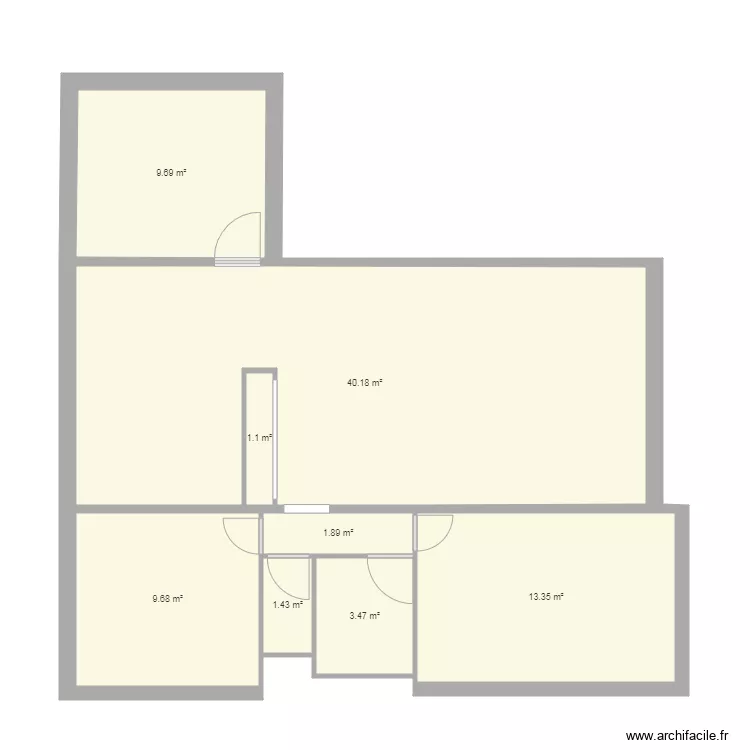 appartement sandrine. Plan de 