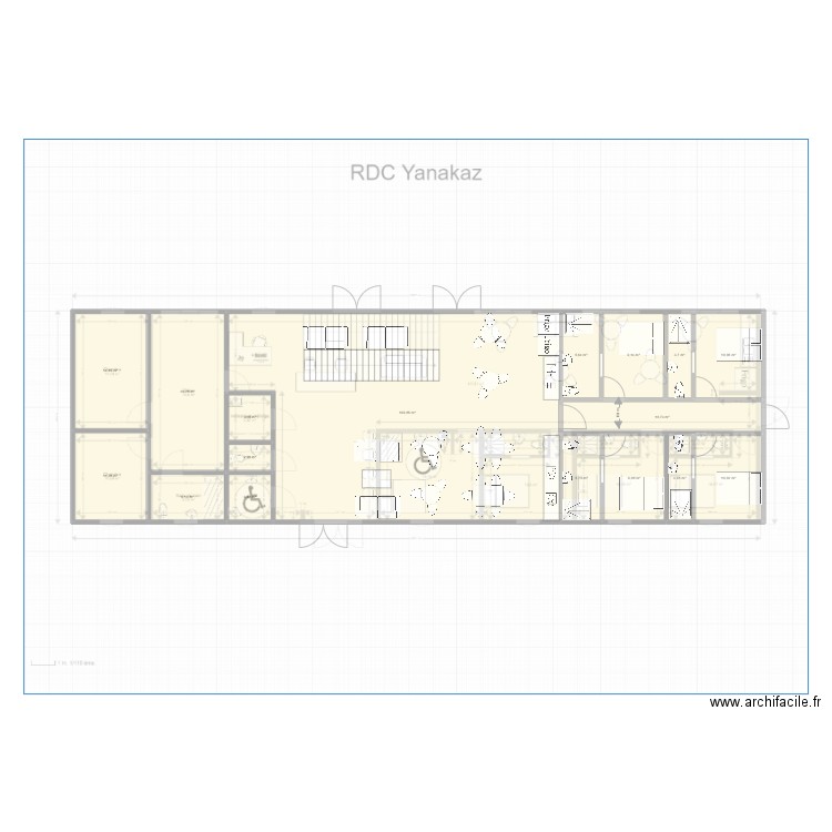 RDC LONGIN. Plan de 0 pièce et 0 m2