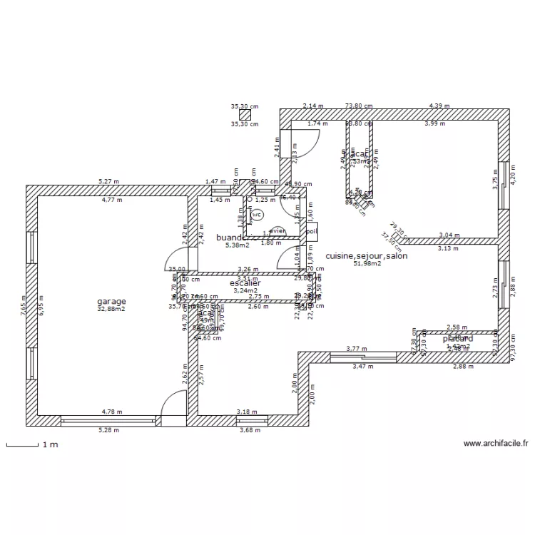 maison rdc anthony. Plan de maison rdc anthony. Plan de