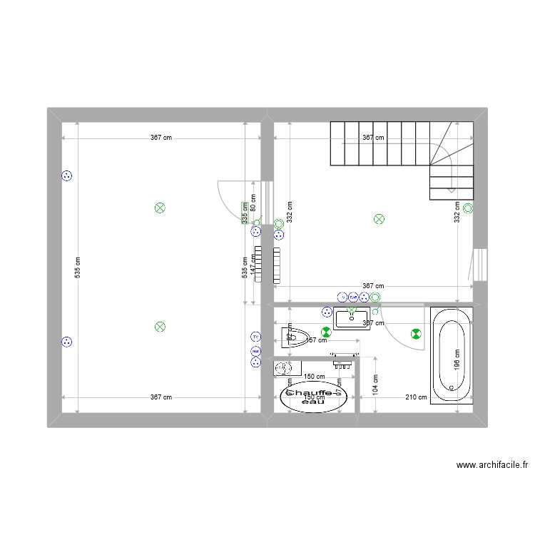 Rioux R+2. Plan de 0 pièce et 0 m2