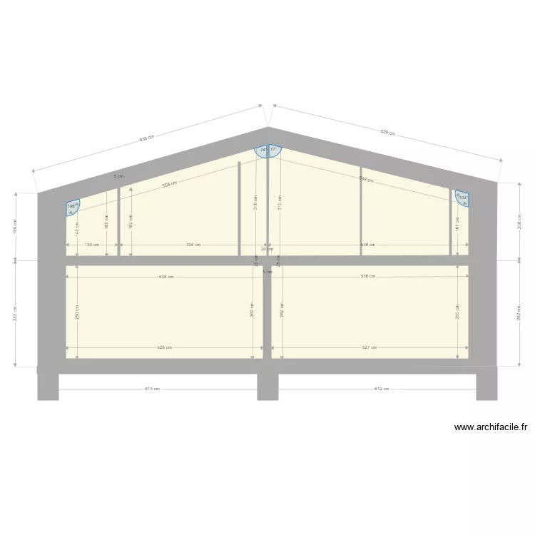 bergerie pignon 2. Plan de 