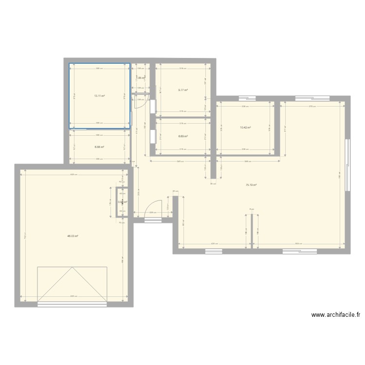 PROJET 3. Plan de 0 pièce et 0 m2