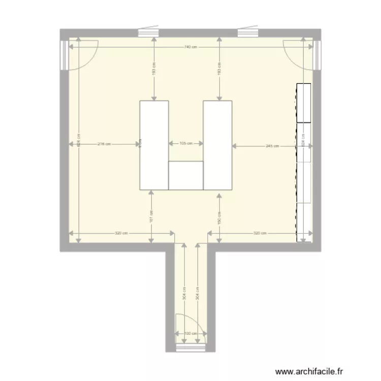 Laboratoire Lyc&eacute;e SainT Joseph La Pommeraye Version &eacute;quip&eacute;. Plan de 