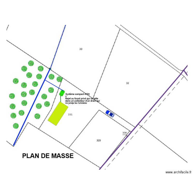 Manfrin. Plan de 0 pièce et 0 m2
