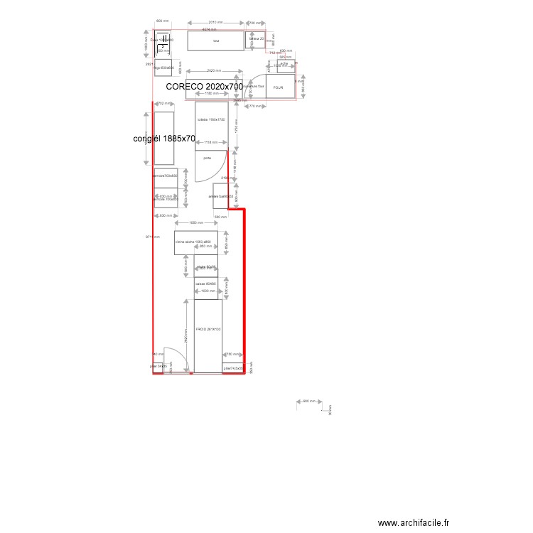 BOUTIQUE. Plan de 0 pièce et 0 m2